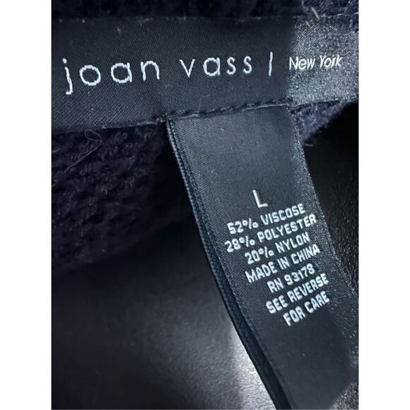 Nice Joan Vass woman hoodie pullover sweater size Large Viscose blend Good Condi - Picture 4 of 4